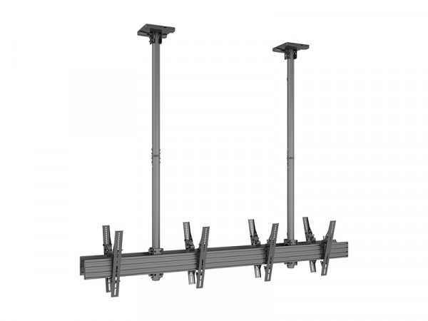 Deckenhalter 4x, 40" - 65", schwarz, VESA 100x