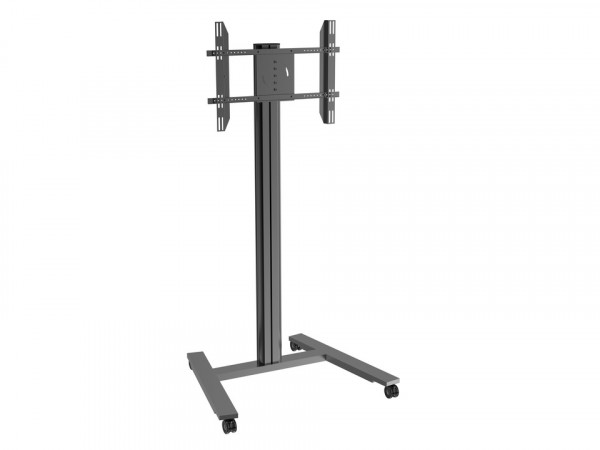 TV Ständer -80", Stahl, Aluminium, schwarz