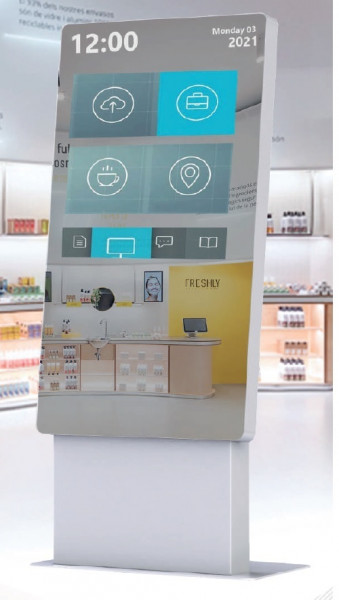 Indoor Monitor Stand inkl. PCAP Monitor 49"