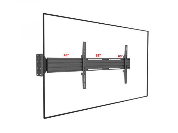 Wandhalter mit 90° Winkel, 42"-65", schwarz
