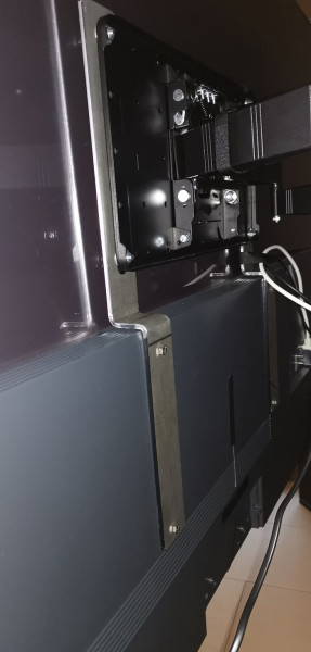 zu OLED TV, Metall, schwarz, Kompatibel mit