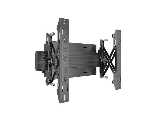 Wandhalter Push in Pop out, 40"-75", schwarz