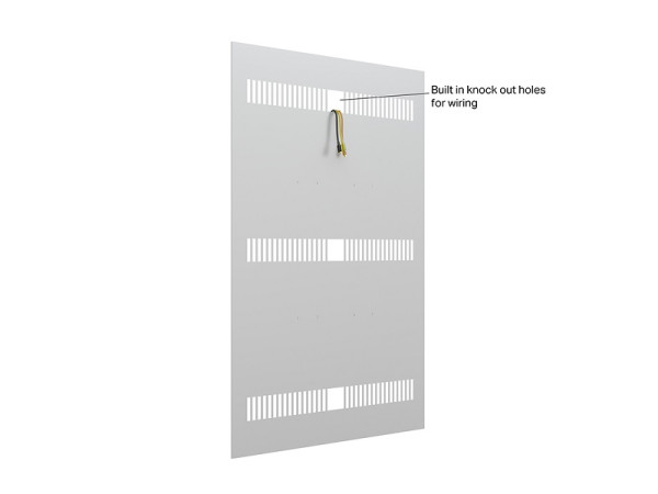 Monitorrahmen Rückwand, 85"/1478