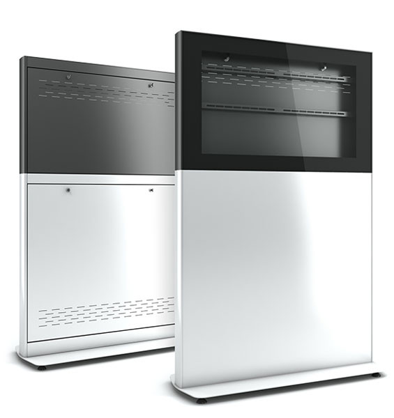 Indoor Stele Landscape, 32" Bildschirm, schwarz