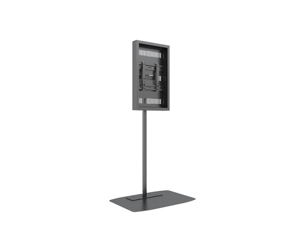 Stele ohne Monitor, Portrait, schwarz, 32"/9894