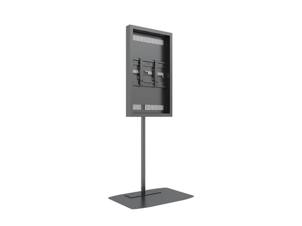 Stele ohne Monitor, Portrait, schwarz, 43"/9764