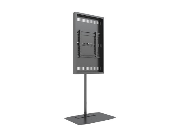 Stele ohne Monitor, Portrait, schwarz, 49"/9788