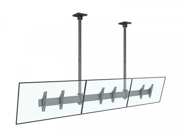 Deckenhalter 3x, 32"-50", schwarz, VESA 100x