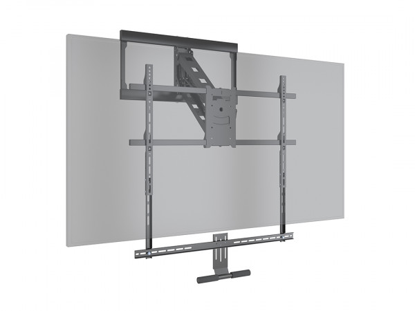 Wandhalter 55-86", Metall, schwarz, max 45 kg