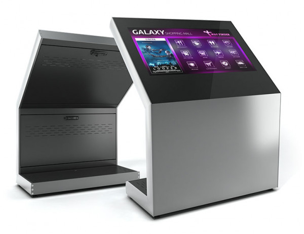 Indoor Stele Landscape, 50" Bildschirm, schwarz