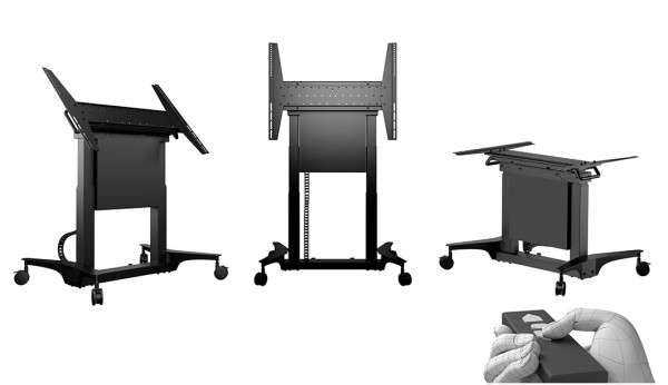 Standfuss motorisiert 32-86", max 100kg, Alu-