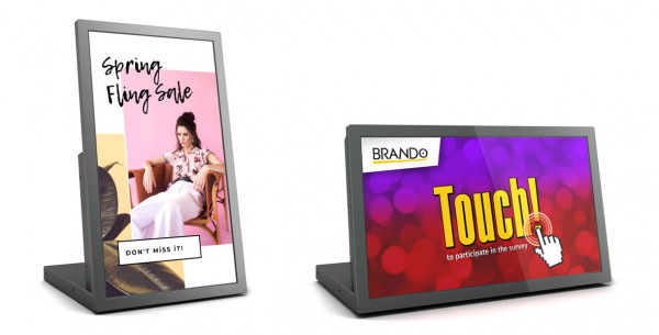 Tisch Monitor Rahmen, 13", schwarz / 3653