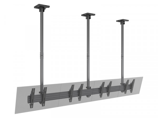 Deckenhalter 4x, 32"- 50", schwarz, VESA 100x