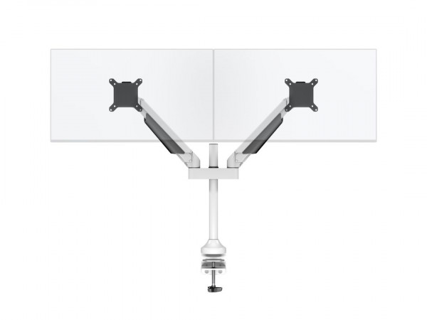 Monitorhalter Duo bis 32", Aluminium, weiss