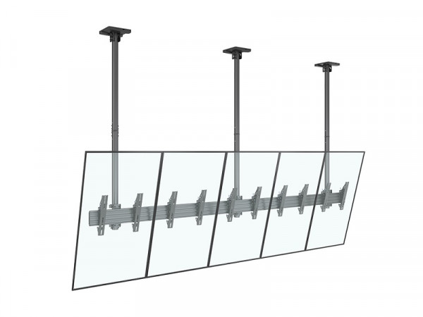 Deckenhalter 5x, 32"- 50", schwarz, VESA 100x