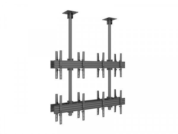 Deckenhalter 8x, 40" 65", schwarz, VESA 100x