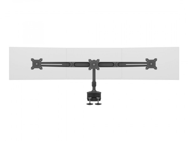 Monitorhalter 3- fach,bis 24" Metall, schwarz
